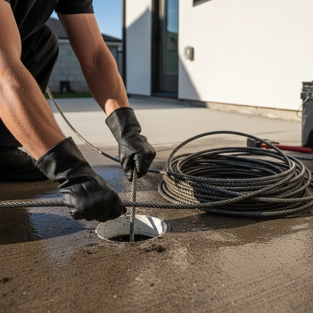 Destapado de drenajes, lavabos, fregaderos, lavaderos, etc.